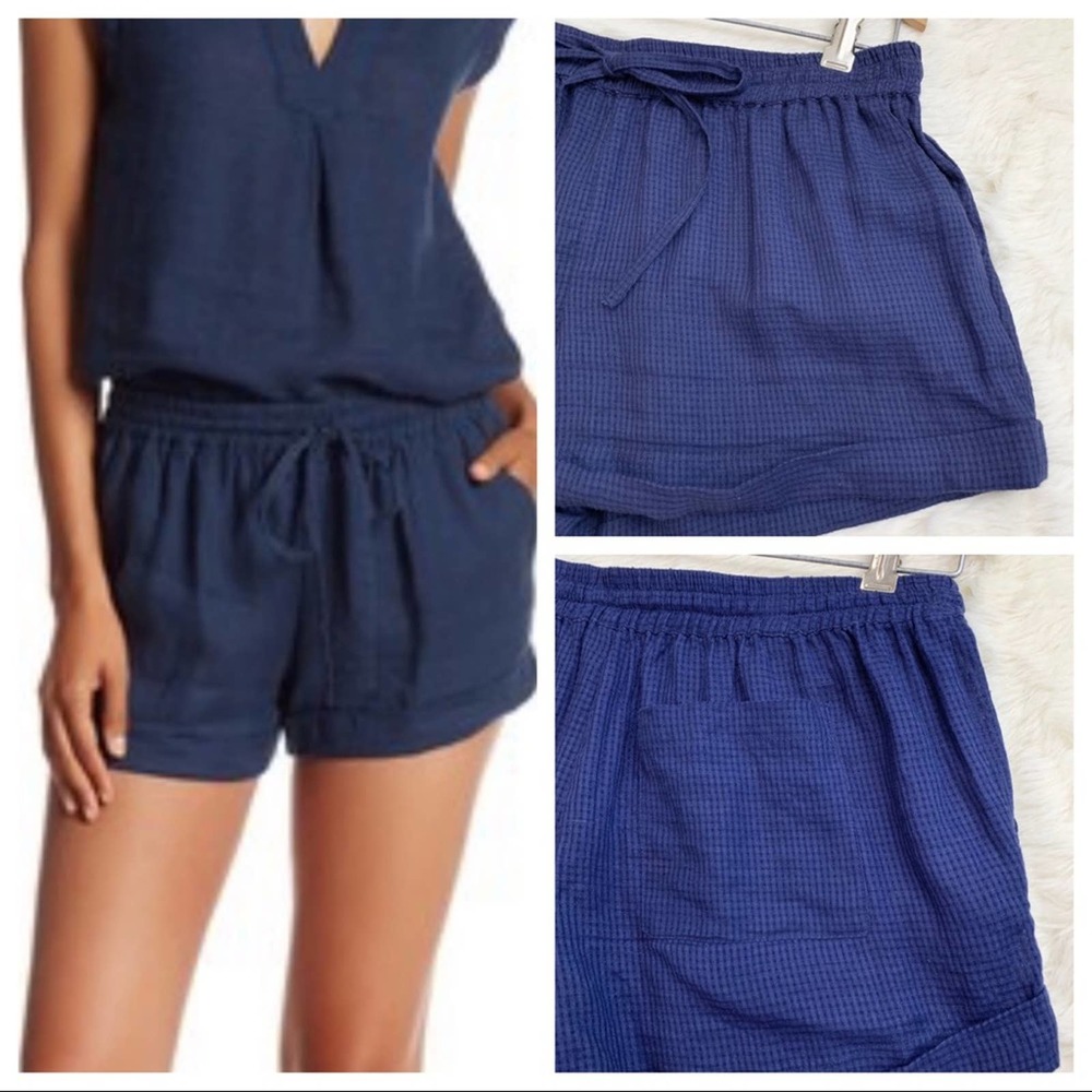 Soft Joie Caralee Linen Blend Drawstring Shorts - image 2